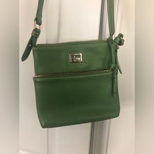 Dooney and Bourke Dillen Letter Carrier Pebbled Leather Crossbody